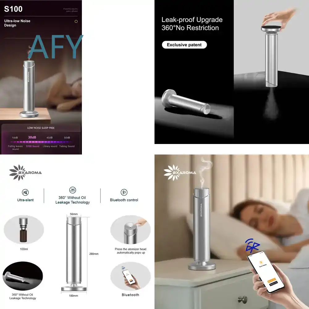 Home Fragrance Market - 실버 아로마테라피 에센셜 오일 디퓨저 (가정,