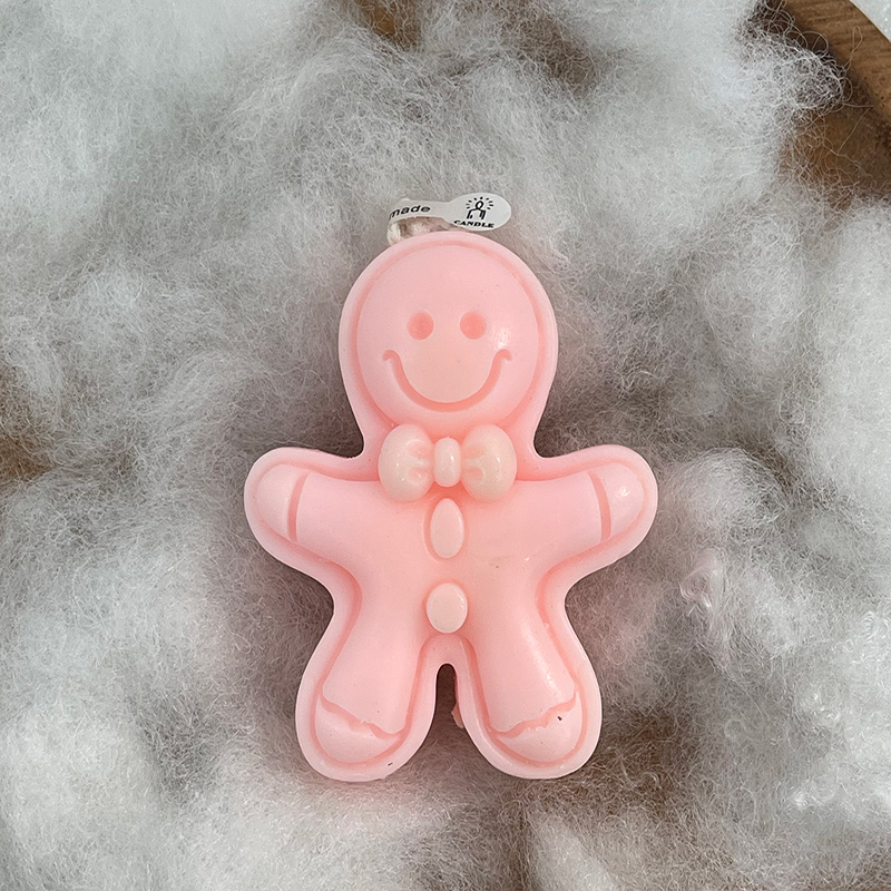 Home Fragrance Gingerbread - 1개 크리스마스 진저브레드 향초, 휴일 장식용