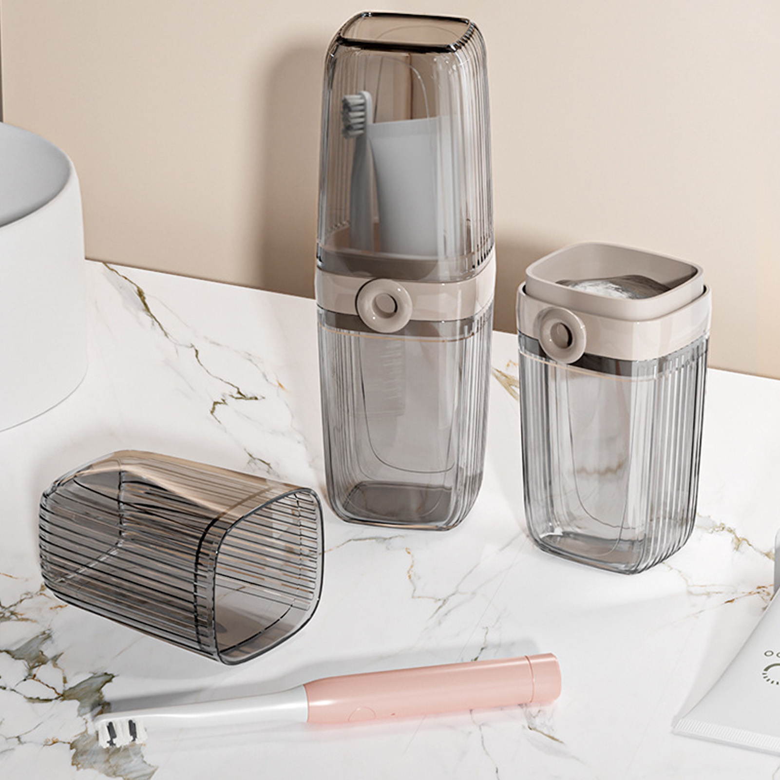 Home Fragrance Types - 휴대용 구강세정컵 비누통, 세척컵 칫솔 보관함