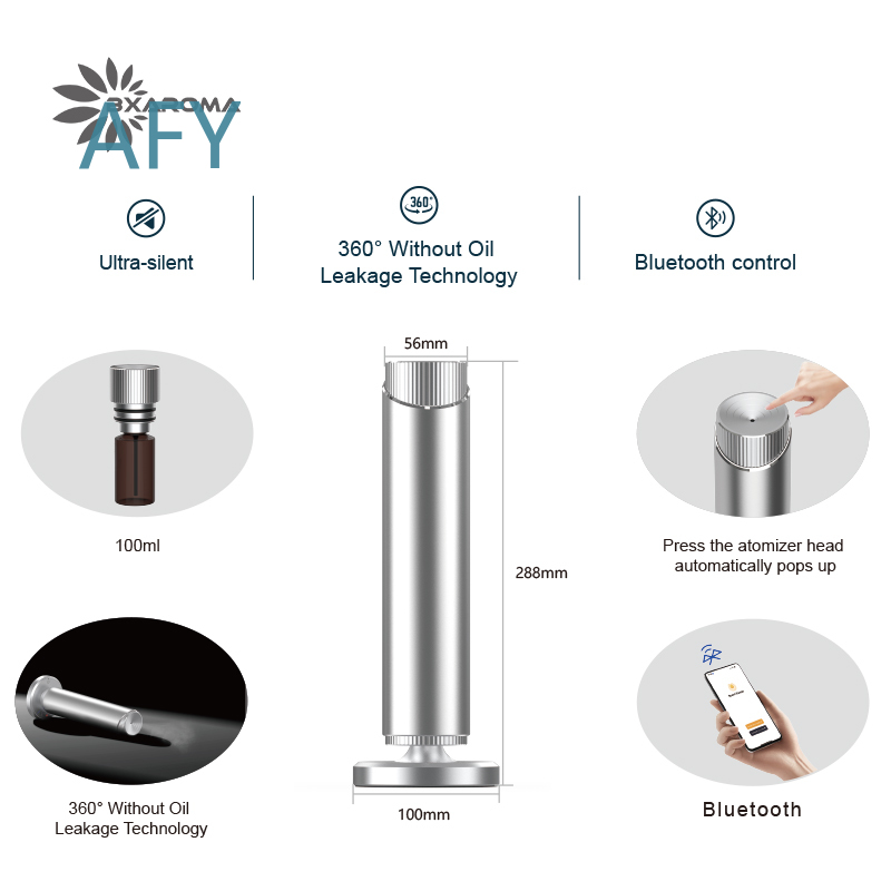 실버 아로마테라피 에센셜 오일 디퓨저 (가정, 사무실, - Home Fragrance Market 리뷰 및 가격