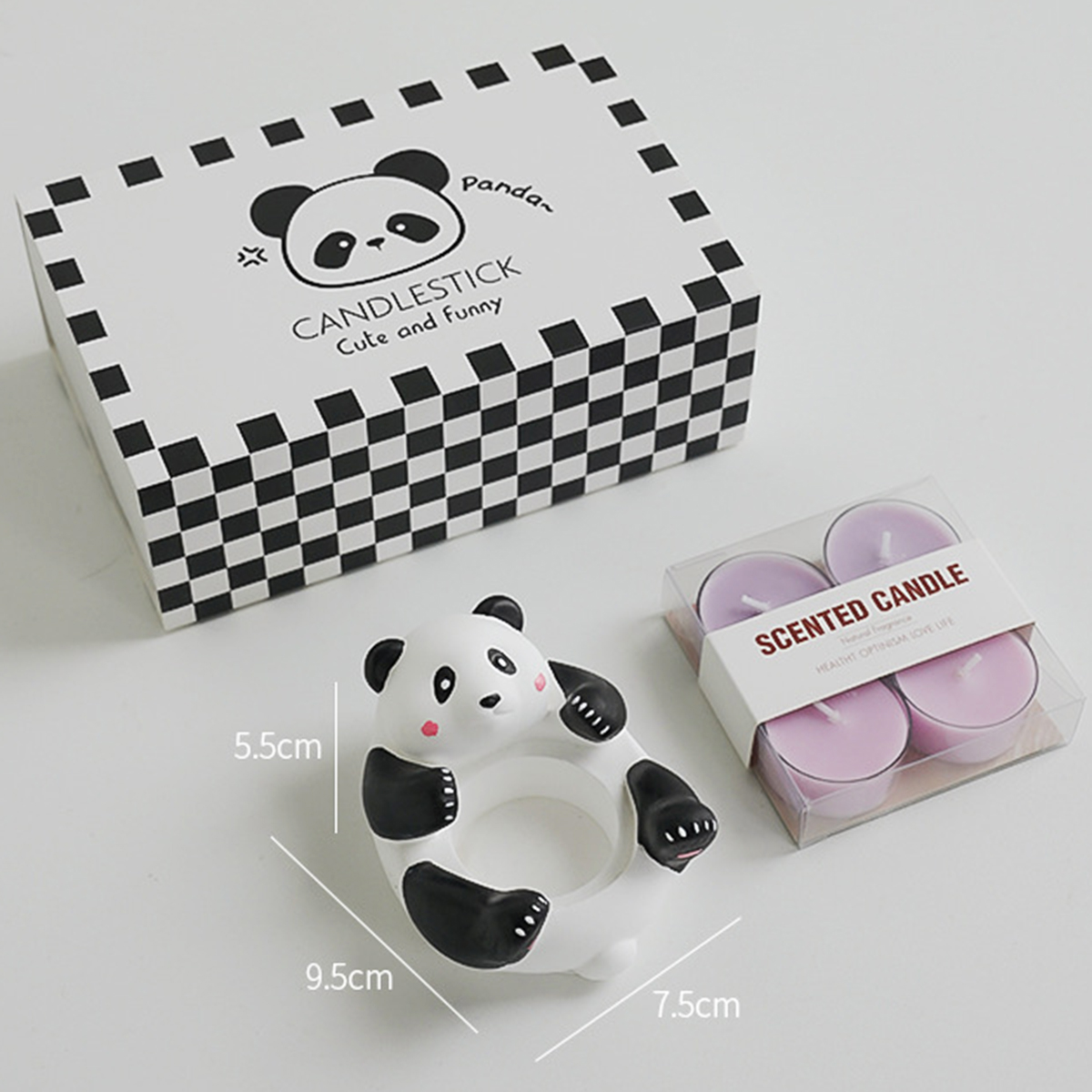 판다 석고 캔들 거치대 키트, 귀여운 동물 향 캔들,  - Home Fragrance Kit 리뷰 및 가격
