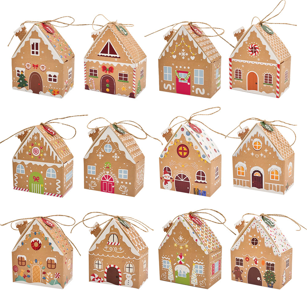 24Pcs 크리스마스 진저브레드 간식 상자 미니 크래프 - Home Fragrance Gingerbread 리뷰 및 가격