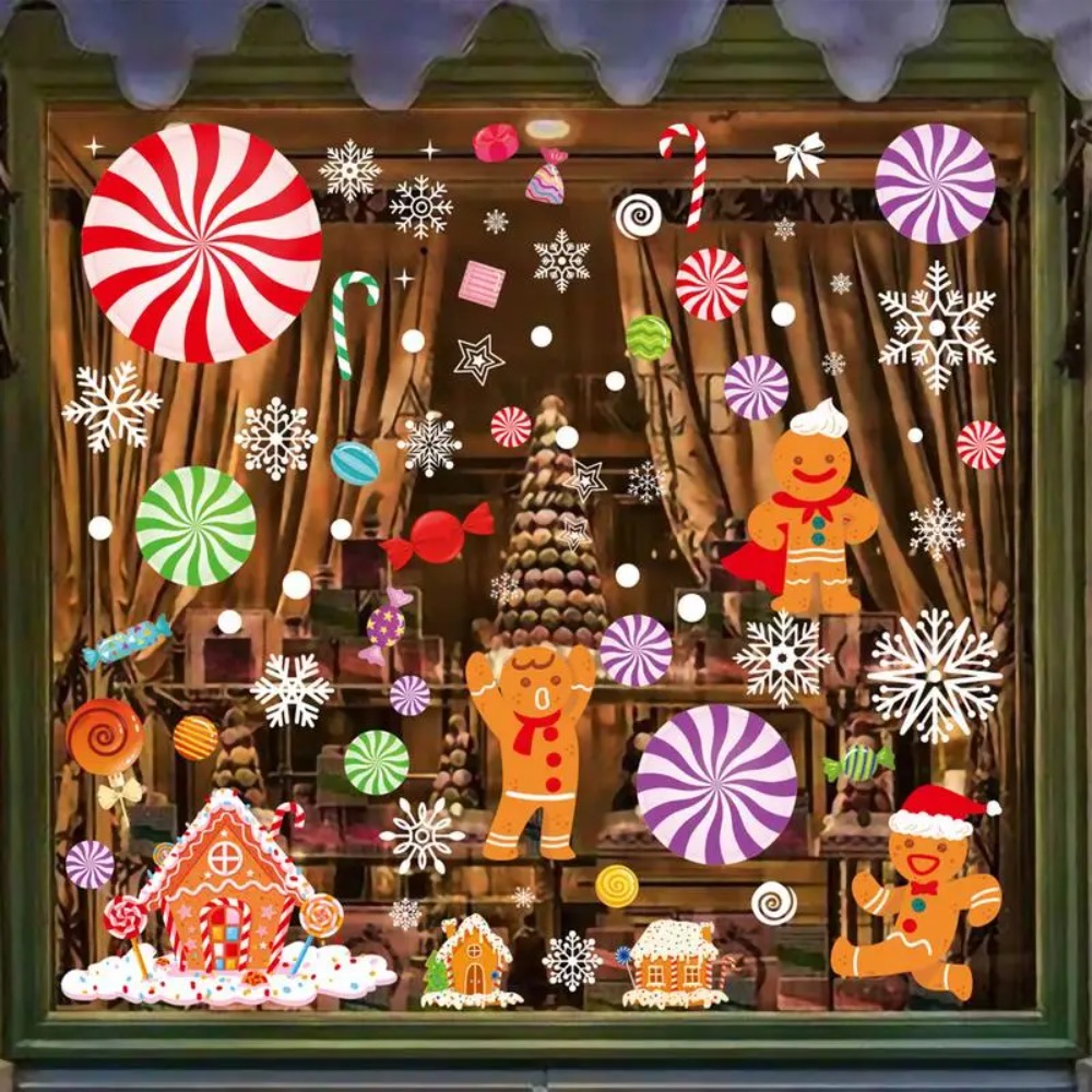 진저브레드 하우스 캔디 스티커 진저브레드 맨 창문 스티 - Home Fragrance Gingerbread 리뷰 및 가격