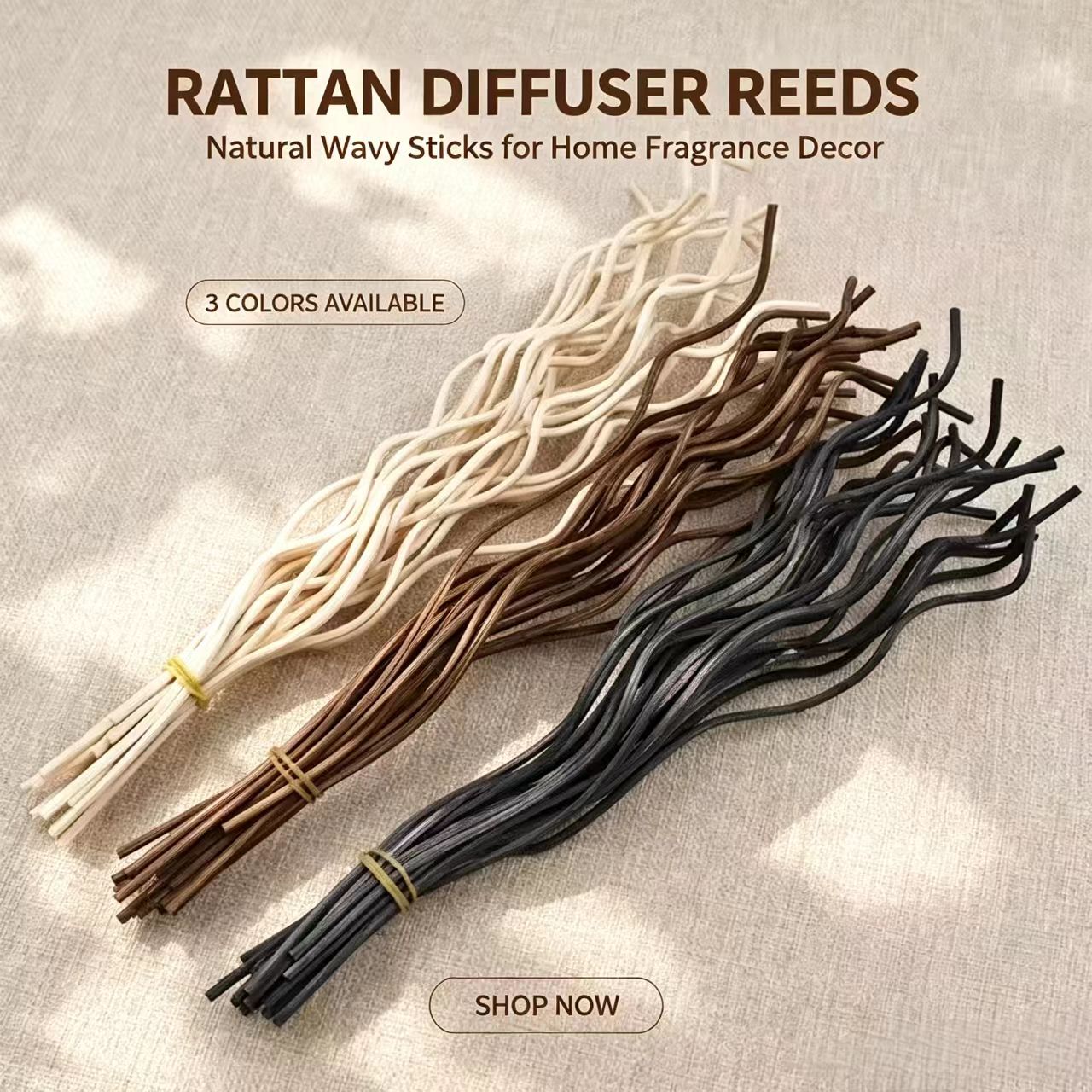 20개입 롱 웨이브 라탄 리드 디퓨저 스틱 향 디퓨저  - Home Fragrance Reed Diffuser Refill 리뷰 및 가격