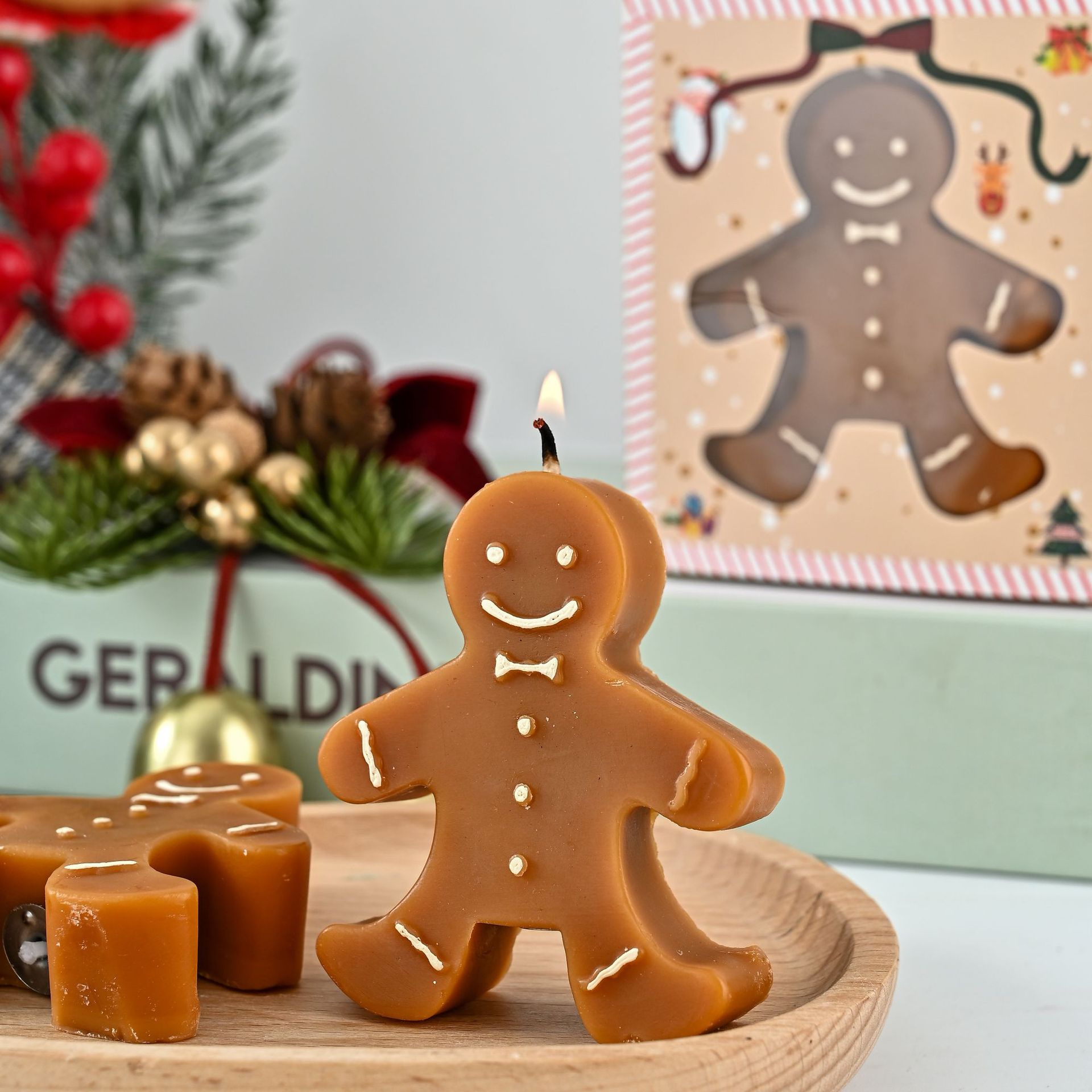 진저브레드맨 크리스마스 아로마테라피 캔들 선물 향기 모 - Home Fragrance Gingerbread 리뷰 및 가격