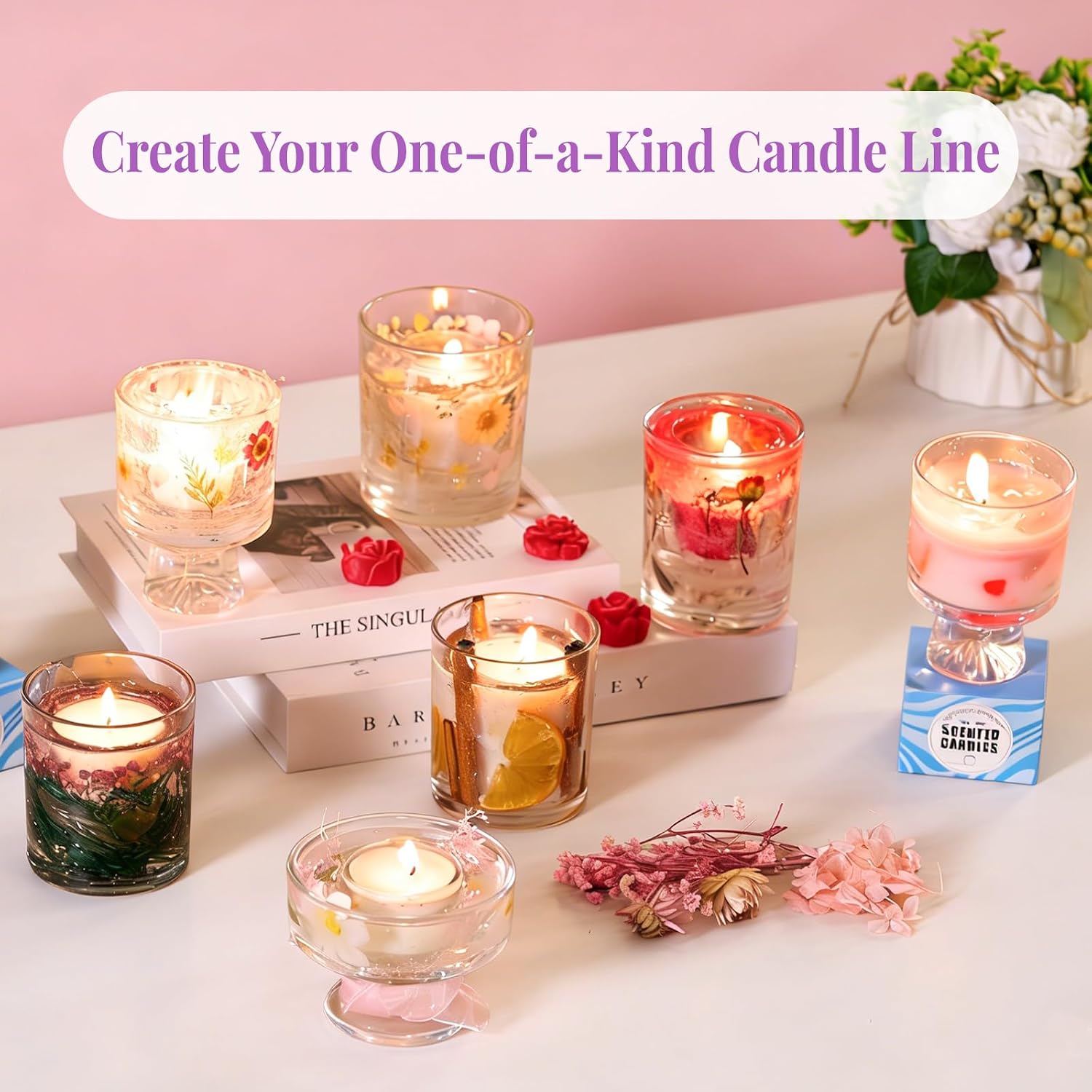 2-in-1 소이 & 젤리 왁스 DIY 초보자 및 성인 - Home Fragrance Kit 리뷰 및 가격