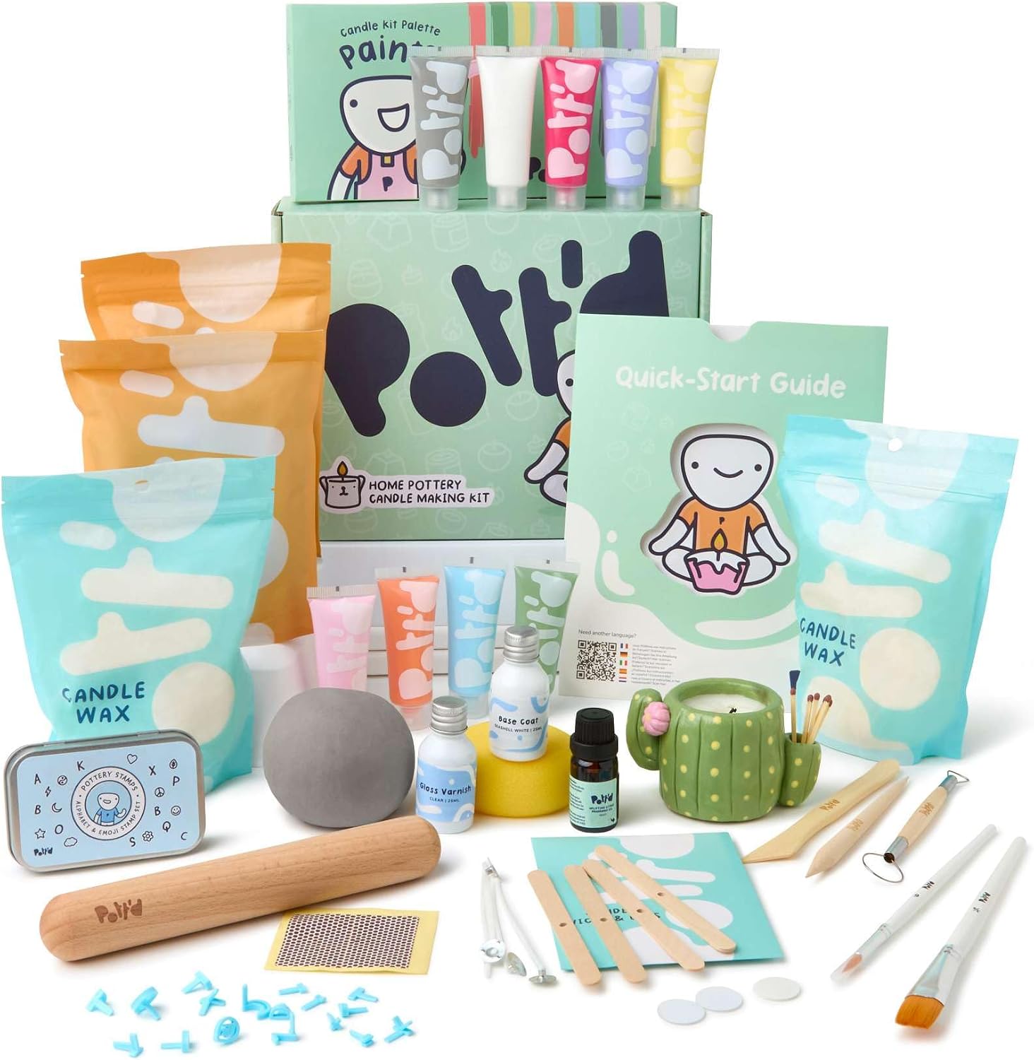 홈메이드 도자기 양초 만들기 키트, 성인용 DIY 양초 - Home Fragrance Kit 리뷰 및 가격