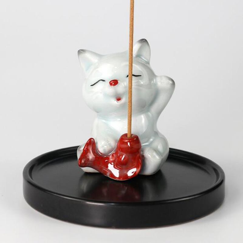 창의적인 귀여운 고양이 아로마 버너 연기 감지기, 거치 - In Home Fragrance Products 리뷰 및 가격