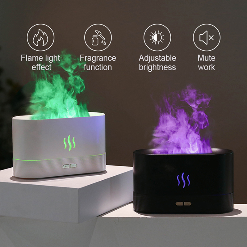 USB 데스크탑 불꽃 아로마 디퓨저 가습기 7색 시뮬레 - Home Fragrance Products 리뷰 및 가격