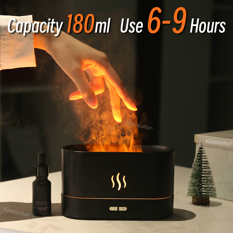 USB 데스크탑 불꽃 아로마 디퓨저 가습기 7색 시뮬레 - Home Fragrance Products 리뷰 및 가격