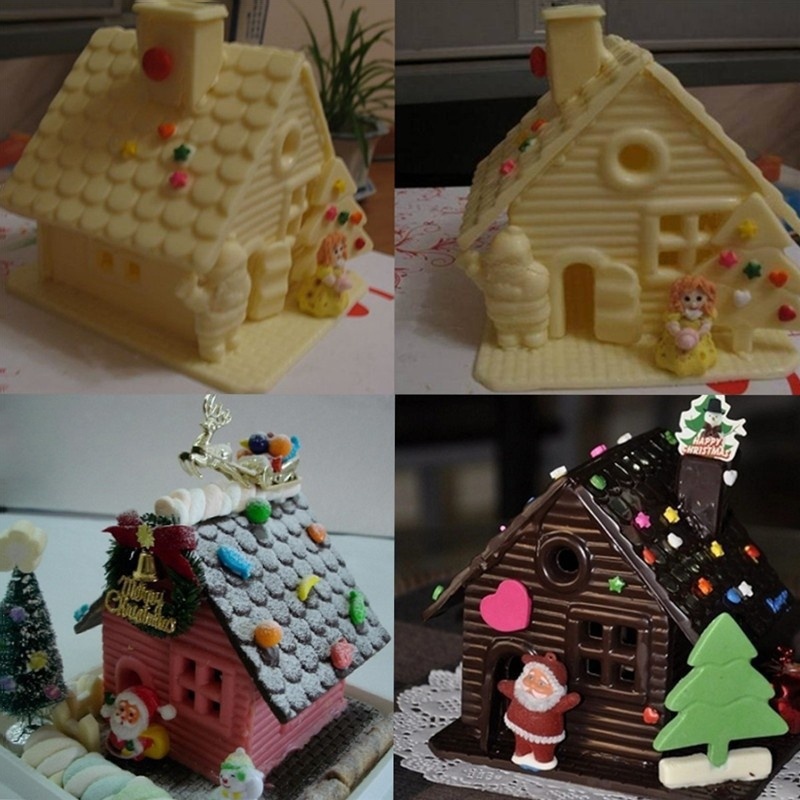 3D 집 문 DIY 실리콘 진저 브레드 퐁당 금형 케이 - Home Fragrance Gingerbread 리뷰 및 가격